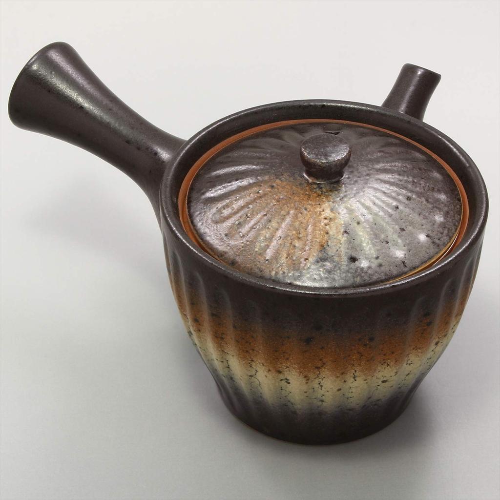 Чайник Ichikyu Mino Ware Bizen Style Sogi Type Сделано в Японии Коричневый 360 мл 585-18