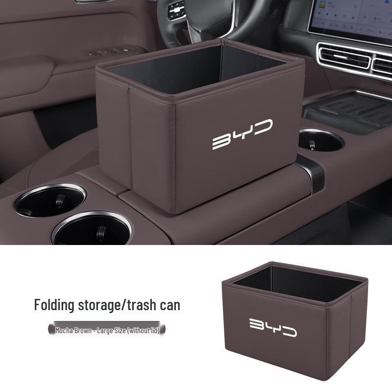 Folding Storage & Trash Organizer for BYD Seagull, Song Plus/Pro, Han, Dolphin, and Qin Cars