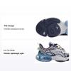 Li Ning Youth Childrens Round Air - Nebula Удобная износостойкая амортизирующая повседневная обувь Детская повседневная обувь Белый Синий YKCT008-4