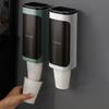 Disposable Cup Holder Water Dispenser Storage Paper Cup Rack Space-Saving Taker Automatic Cup Dropper Organizer For Home