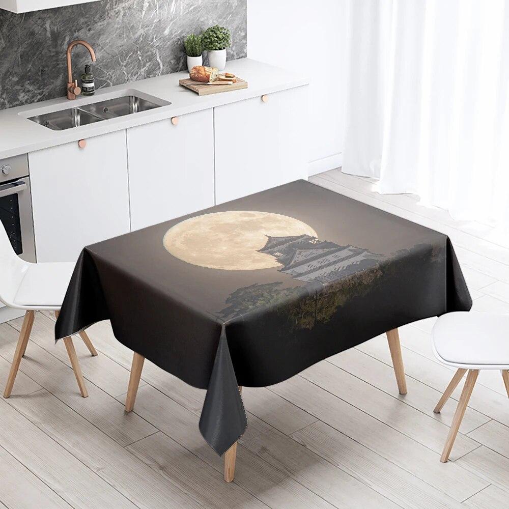 Скатерть «Звездное небо», домашний декор, устойчивая к пятнам, водонепроницаемая, украшение для стола, прямоугольная кухонная столешница для камина