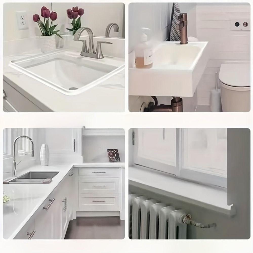 L-образная полоска для остановки воды, самоклеящаяся силиконовая полоска для защиты пола от воды, барьер для стола