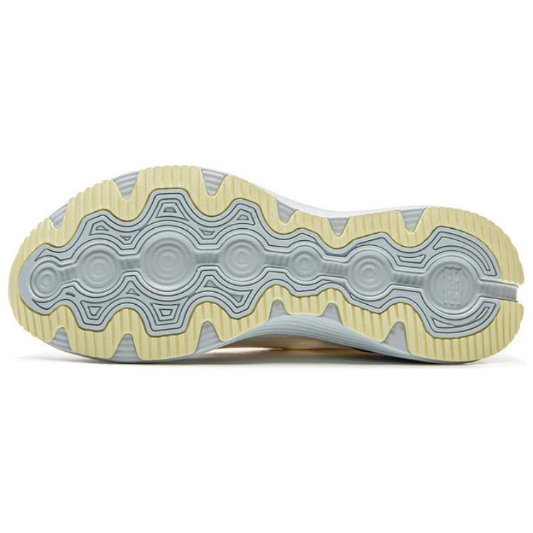 Li-Ning Удобные Универсальные Амортизирующие Упругие Износостойкие Низкие Повседневные Кроссовки для Бега Женские кроссовки Молочно-белые ARHV022-5