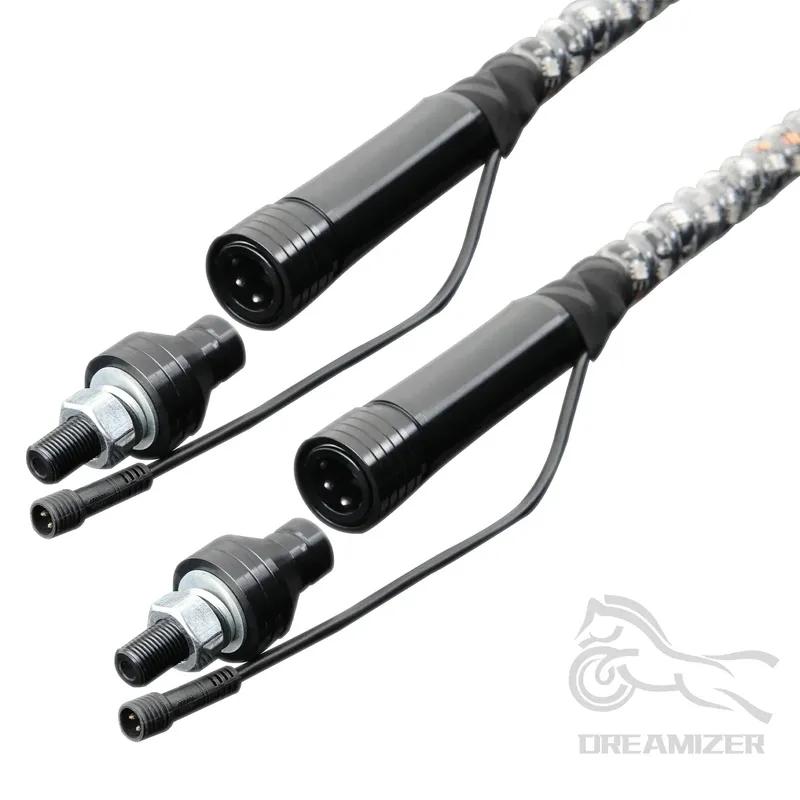1/2 PCS 3FT LED Whip Light RGB Waterproof Multi-Color Flagpole Lamp Bowlight for Offroad Sand Rails Buggies SxS ATV/UTV RZR