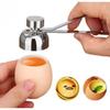 Stainless Steel Egg Scissors Gadgets Egg Topper Cutter Shell Opener Stainless Steel Boiled Raw Egg Open Creative Kitchen Tools