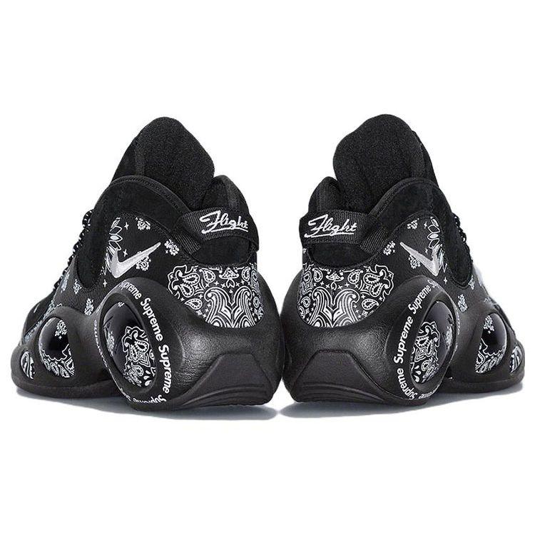 Кроссовки мужские Supreme x Nike Air Zoom Flight 95 SP Черные с белым DJ8604-001