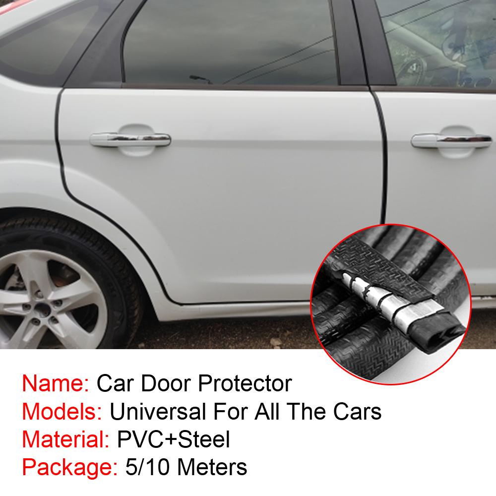 Защитные полосы для дверей, багажника, универсальный авто уплотнитель капота, герметик, лента для защиты кромки двери автомобиля