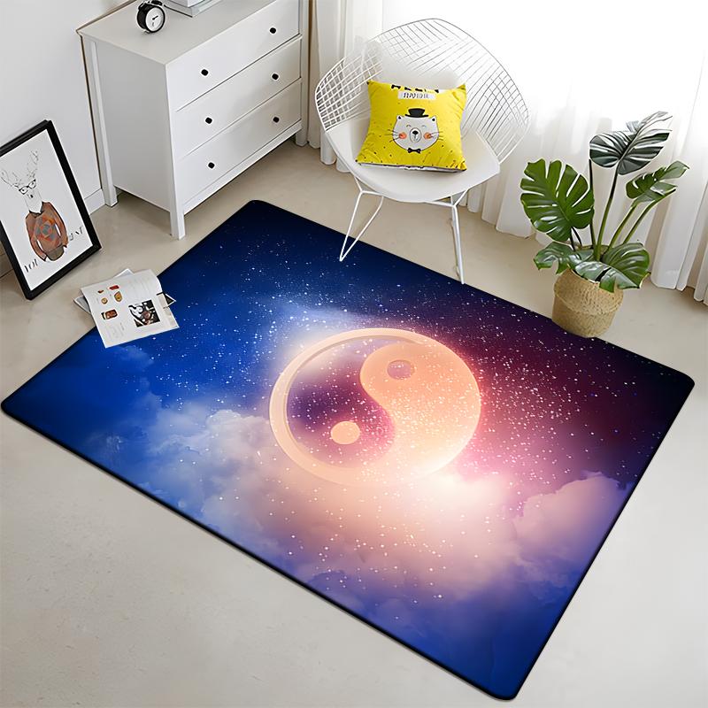 Современный китайский дракон Тай Чи багуа Инь Ян коврик для гостиной ковер для детей игровой домашний деко напольный коврик и ковры