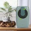 Портативный мини-вентилятор с питанием от USB 5 В, подвесной на пояс, на запястье, настольный вентилятор для дома, улицы, спорта, Зеленый