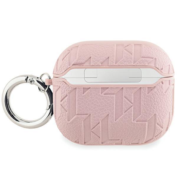 Etui do AirPods 3 Karl Lagerfeld Monogram Różowe