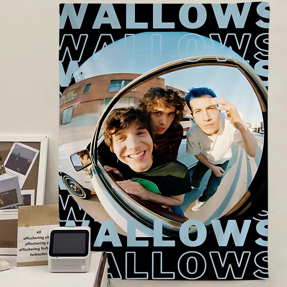 Wallows Мультяшный Гобелен Искусство Научная Фантастика Комната Домашний Декор Настенное Украшение Домашний Декор