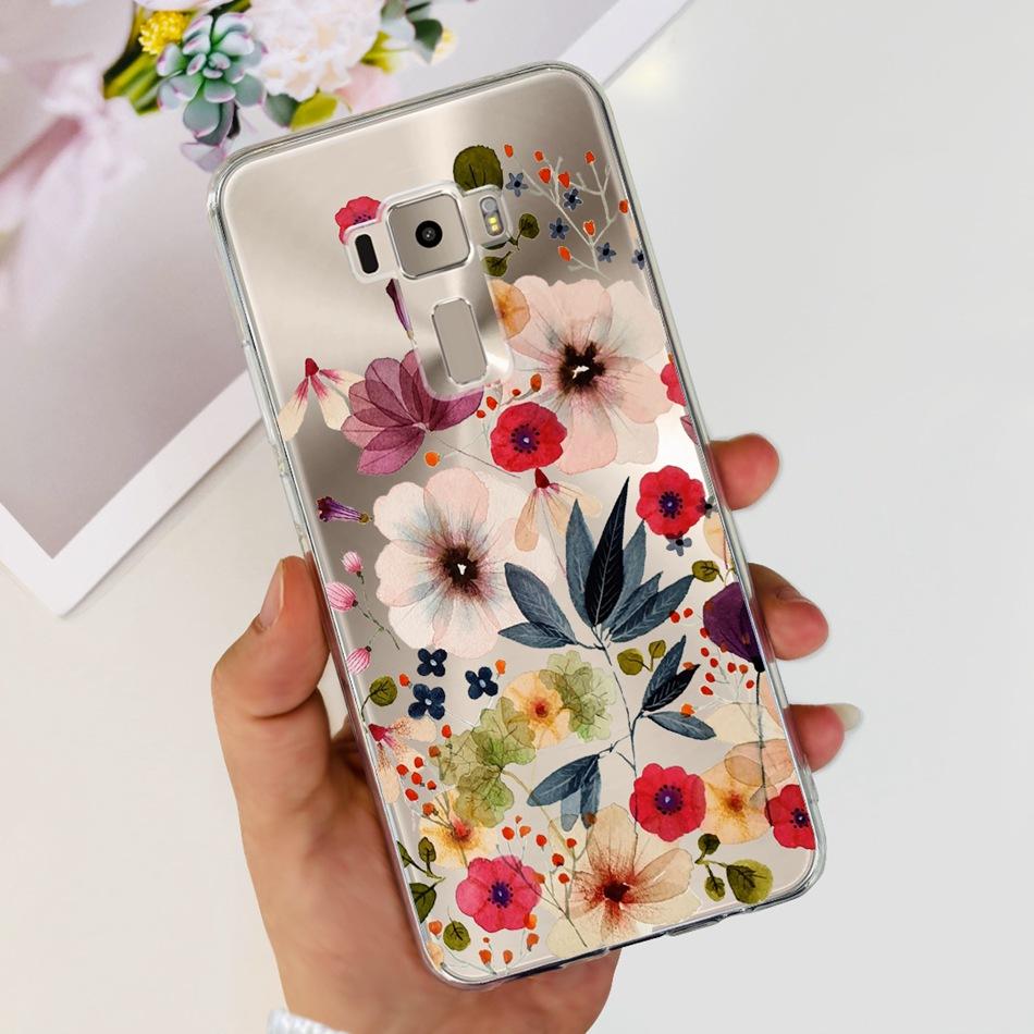 Чехол для Asus ZenFone 3 ZE520KL ZA520KL Asus ZenFone3 Z017D Z017DA Z017DB 5.2" Модный Мягкий Силиконовый TPU Задняя Крышка Телефона