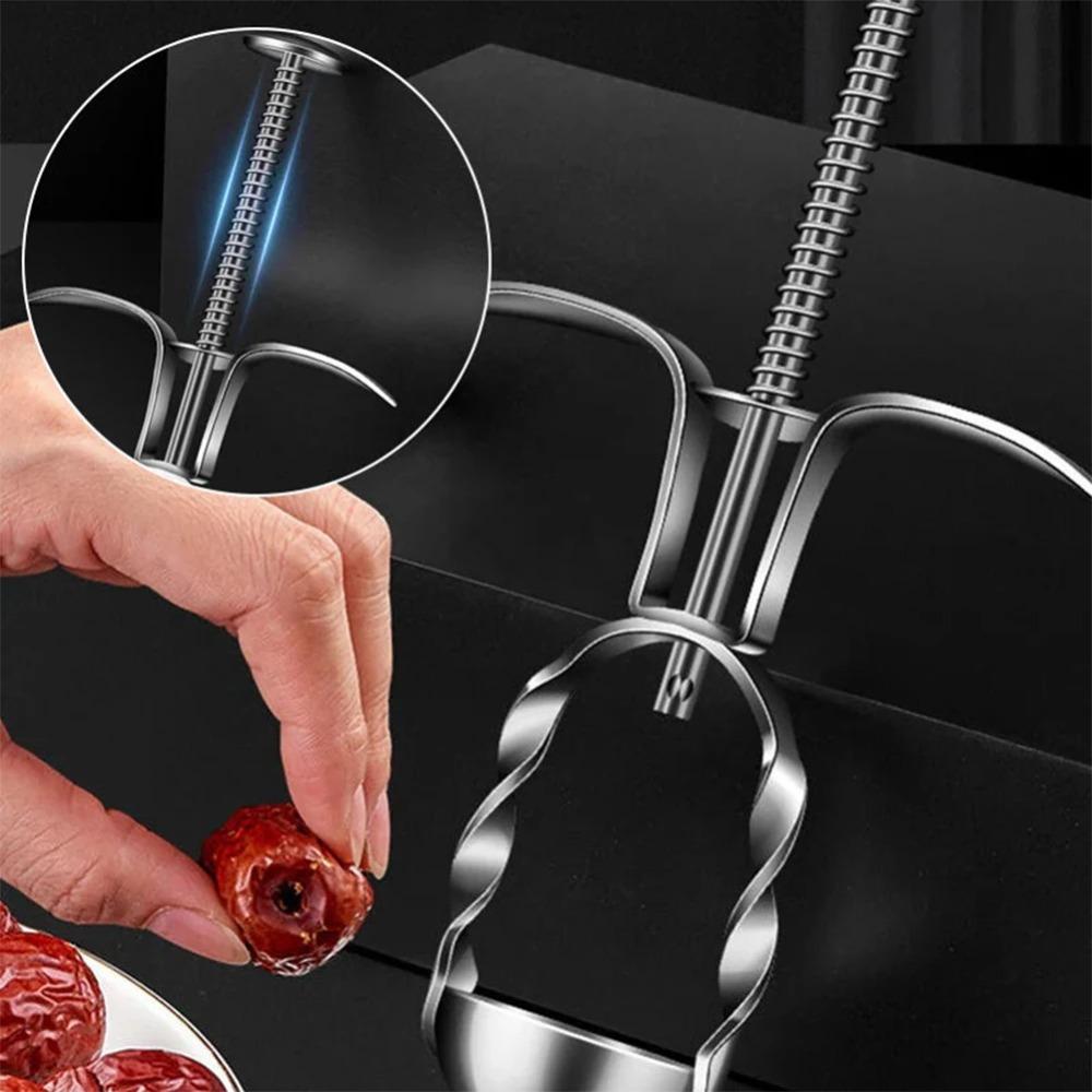 Пресс-дизайн Устройство для удаления сердцевины вишни Измельчитель косточек из фиников из финиковой пальмы Измельчитель косточек из вишни Десерт