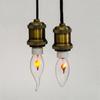 Wire For Decor  Lighting Flame Effect Night Light Candle Tip Lamp LED Light Bulb Candle Light