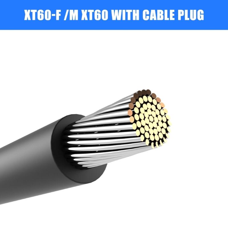 Stable Power Connection Brass Pin Cable Short Circuit Protections Electrical Connector for Drones & Electric Vehicle