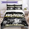 Mbappe Personalized Name Bed Linens Design for Decorate room Wrinkle Resistant Custom Room Decor Birthday/Christmas Gift Idea