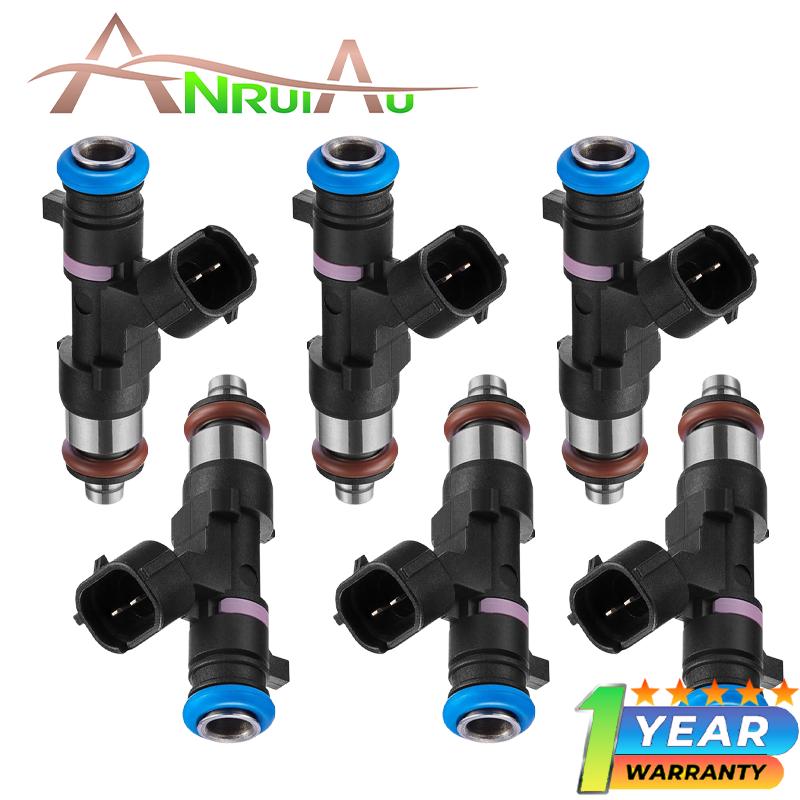 New 6PCS 0280158007 Fuel Injectors 16600-7S000 For Infiniti QX56 Nissan Armada Frontier NV1500 2500 3500 Pathfinder Titan Xterra