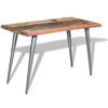 VidaXL Dining Table Reclaimed Wood 120 X 60 X 76 Cm