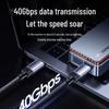 Ugreen USB4 L705 240 Вт 40 Гбит/с Кабель для передачи данных