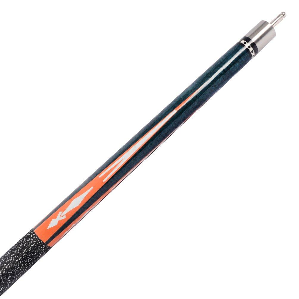 Cuesoul 57-inch 21 oz Quick Release Joint Cue Stick + Cleaning Towel + Joint Protector (CSPC010)