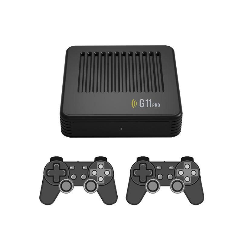 Игровая консоль для всей семьи G11PRO: Двухсистемная 4K ТВ-приставка и Аркадный автомат для двух игроков.