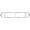 Raised Garden Bed for Outdoor Use Stainless Steel 220 x 40 x 40 cm Steel