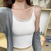 Lace Lace Sling Vest Women's Summer Slim and Thin Inner Wear with Chest Pad Backing Versatile Top