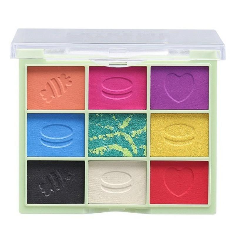 9 цветов матовые блестящие тени для век палитра теней для век Diamond Shimmer телесный блестящий макияж