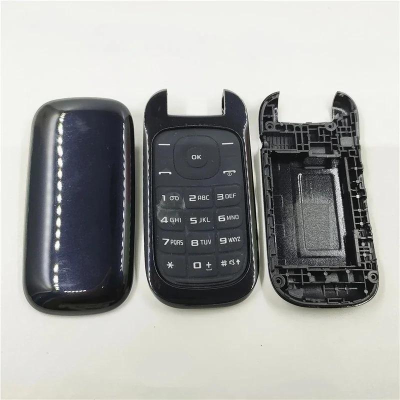 Полный корпус для мобильного телефона Samsung E1272, сменная панель, с английской клавиатурой