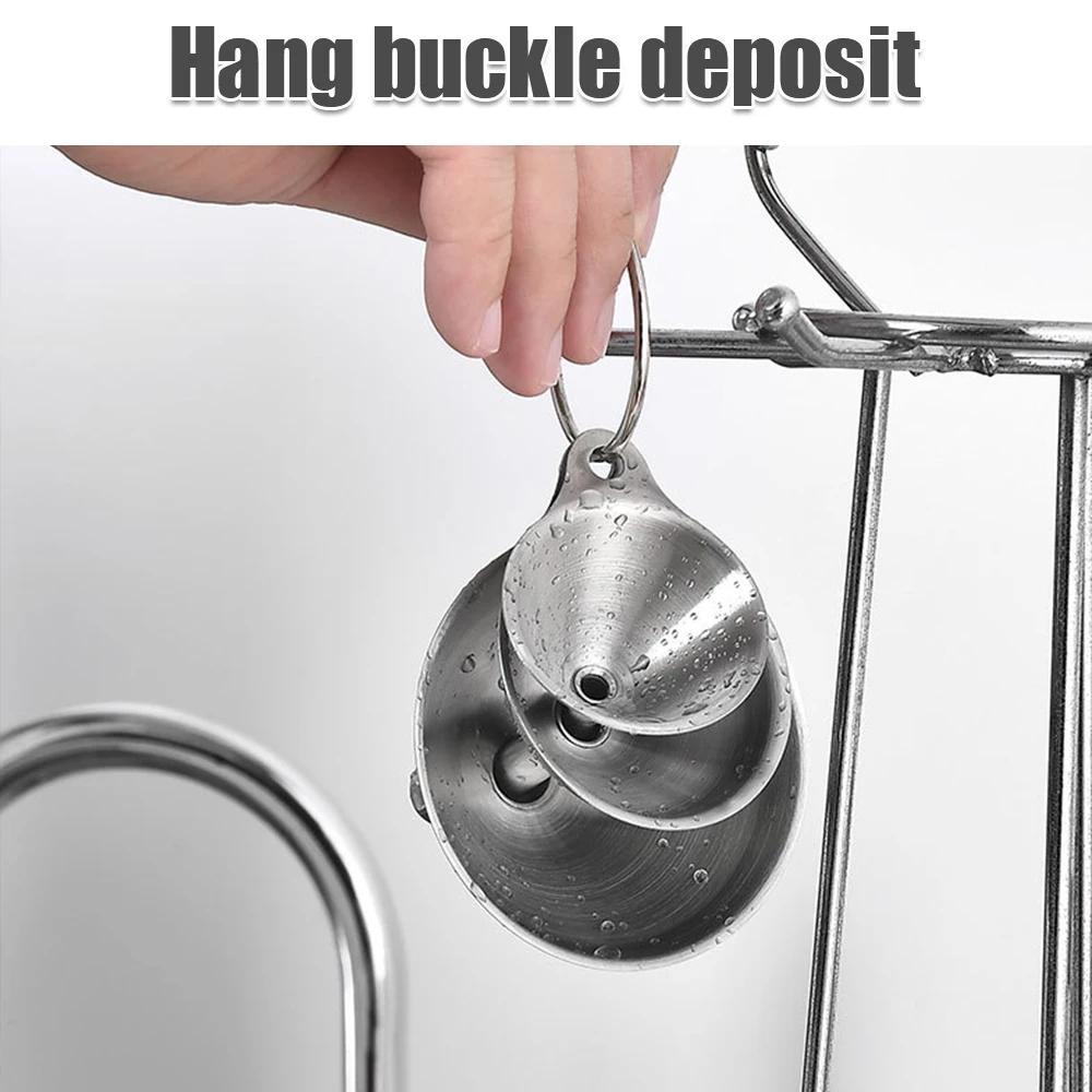 3 шт. кухонный бар для масла и жидкости из нержавеющей стали, воронка для вина, съемный конус, воронки с маленьким горлом для домашних кухонных принадлежностей