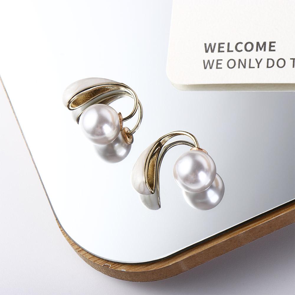 Oil Dropping Back Hanging Earrings Water Dropping Korean Studs Earrings Enamel Earrings Party Gift