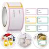 Food Lables Adhesive Label Food Storage Bags Stickers