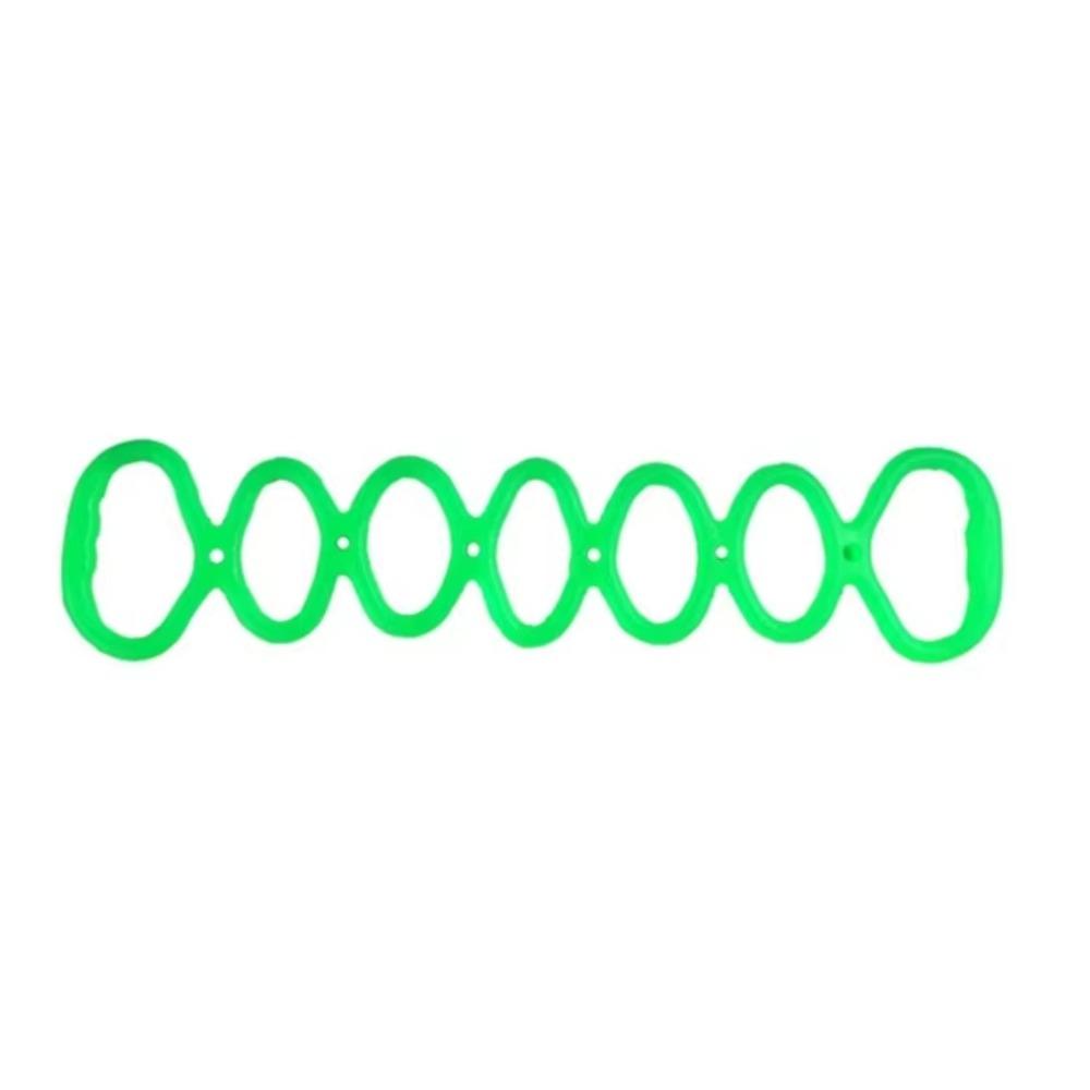 Portable Size Physical Stretch Resistance Band 7 Ring Pull Up Assist Band Arm Exercise