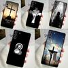 Jesus Case For Samsung Galaxy S24 Ultra S22 Plus S20 S21 FE S8 S9 S10 Note 10 20 S23 Ultra Cover