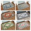 Bohemian Patterned Crystal Velvet Soft Carpet Home Decor Entry Door Mat Living Room Bedroom Hallway Kitchen Indoor Floor Mat