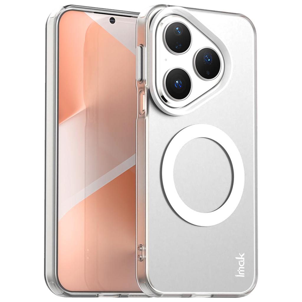 Чехол для Huawei Pura 80, совместимый с MagSafe, защитная задняя крышка для телефона из ПК+ТПУ