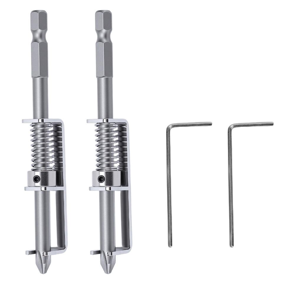 2pcs Non Magnetic Screw Retaining Tool Single Hand Screw Gripper For Electricians