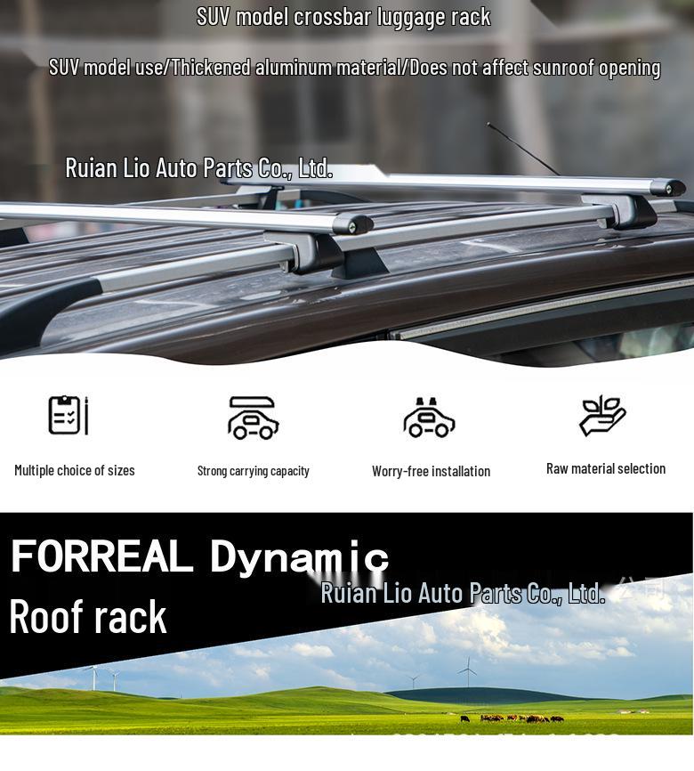 Внедорожный багажник на крышу из алюминиевого сплава с поперечинами для автомобилей и путешествий