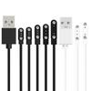 2-пиновый сильный магнитный зарядный кабель USB-зарядная линия шнур веревка Черный Белый Цвет Совместим с умными часами Универсальный