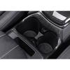 Carbon Fiber Central Console Water Cup Cover Trim Fit for Nissan Rogue 2014-