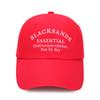 BLACK SANDS Chillax Essential Embroidered Ball Cap_red