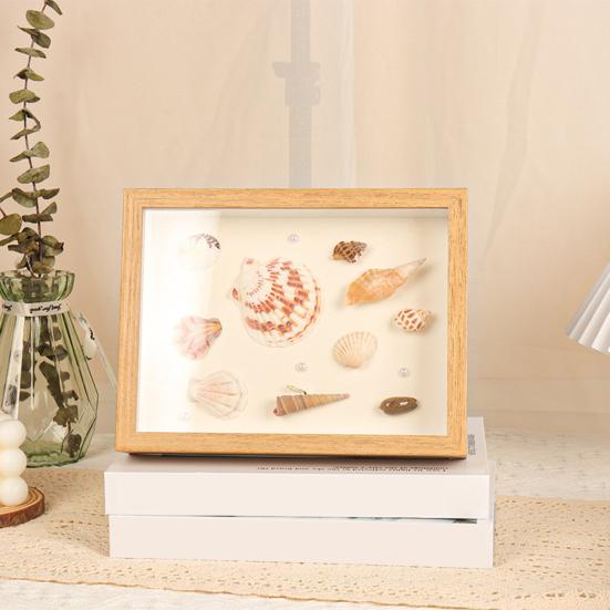 Креативная полая фоторамка с сушеными цветами и растениями, ручная работа, дисплей «сделай сам», 3D фоторамка, глубокая большая теневая коробка, витрина