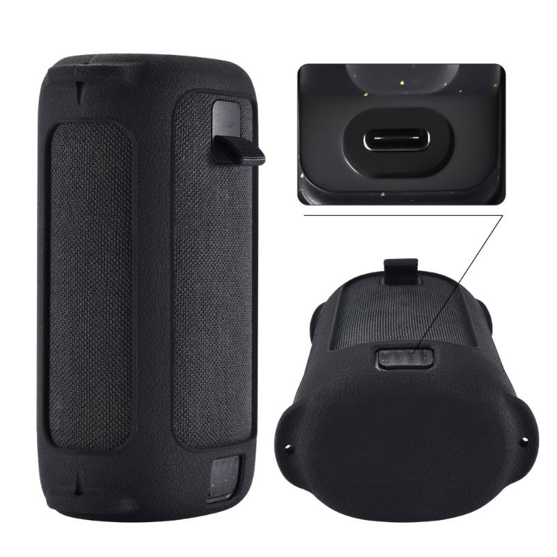 Silicone Case Cover for EVERBOOM Wireless Bluetooth-compatible Portable Speaker Cover with Adjustable Shoulder Straps