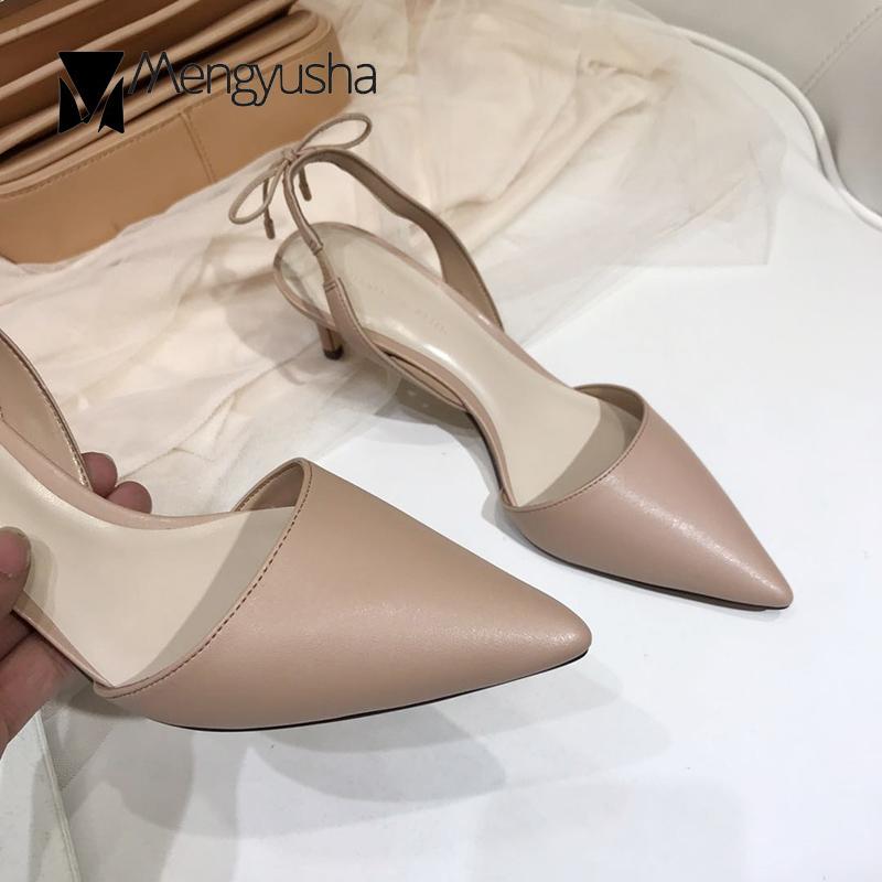 Модные мюли с эластичным ремешком сзади, женские босоножки-бабочки из замши с острым носком, синие шлепанцы телесного цвета из искусственной кожи, туфли-шпильки на высоком каблуке, сандалии