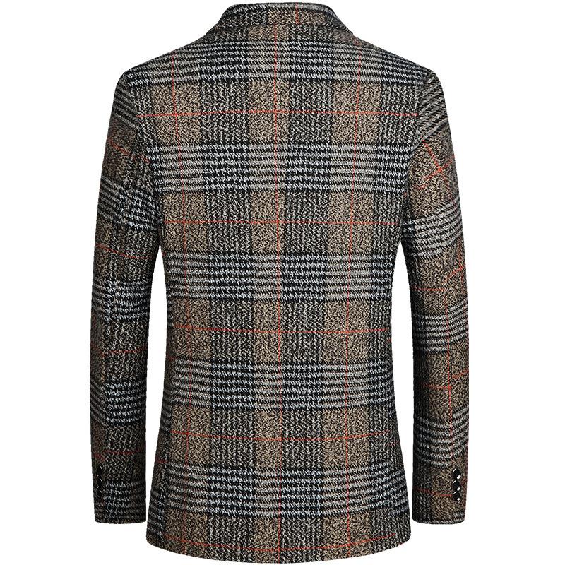 Костюм для весны и осени, мужской деловой повседневный маленький костюм, корейская версия, мужская трендовая куртка, мужской тонкий однобортный топ в стиле вестерн