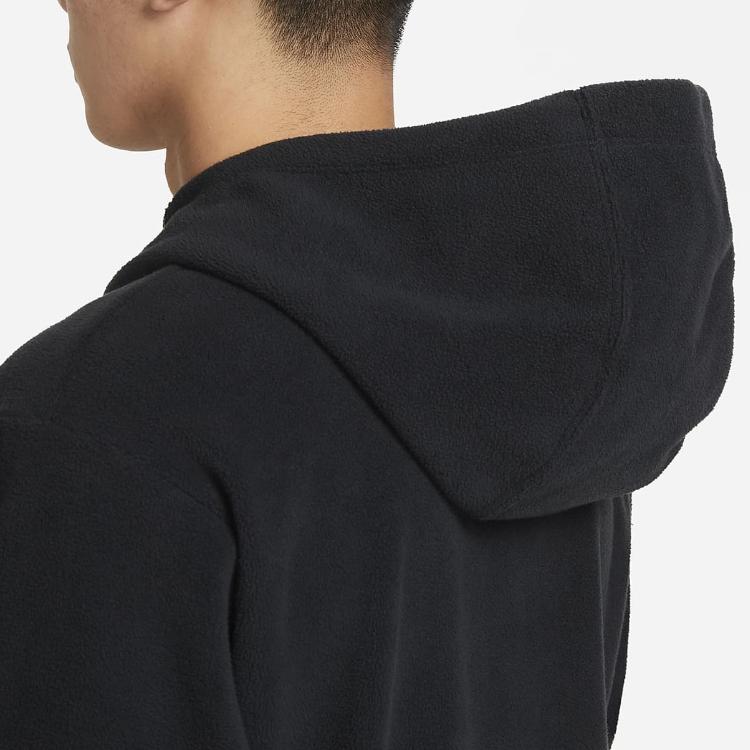 Nike Клубная флисовая толстовка с карманом-кенгуру и контрастным принтом с логотипом, мужская толстовка черного цвета DQ4897-010