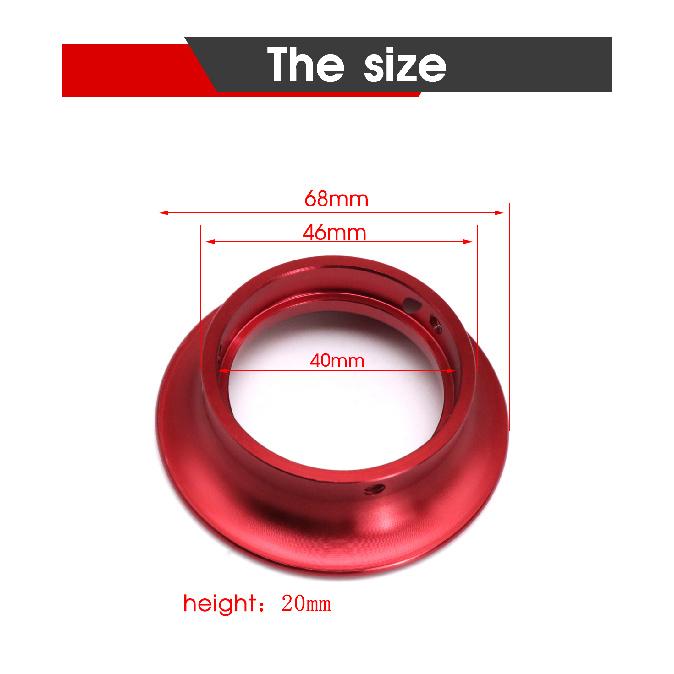 ZSDTRP Carburetor Wind Horn Cup Motorcycle Carburetor Air Filter Wind Cup Horn Cup 38mm 42mm for Dellorto PHBL PHBH Carb Air Filters 7