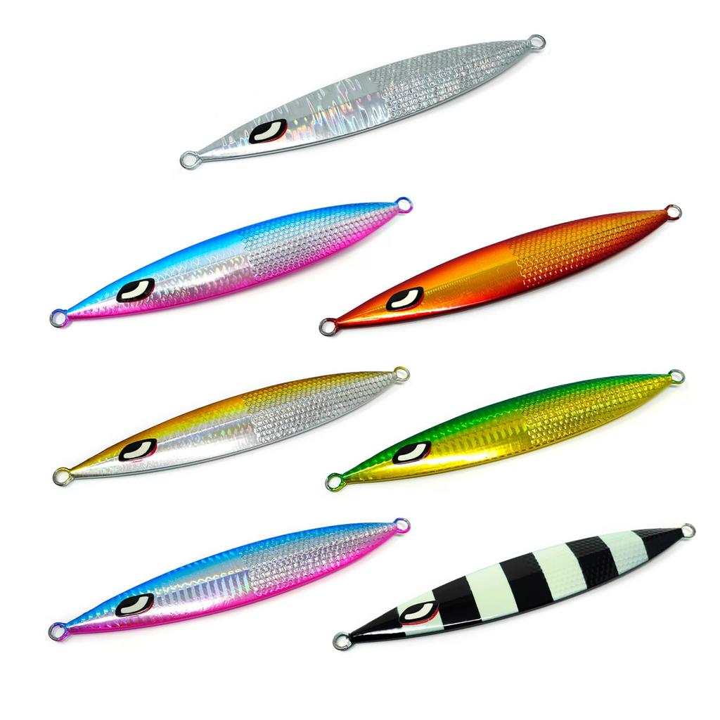 Reef Slow Fall Type E Metal Jig 150g All Colors Set of 7 Lure Jig Jigging Sinker Fishing Equipment Slow Jigging Amberjack Grouper Que Root Fish Rockfish