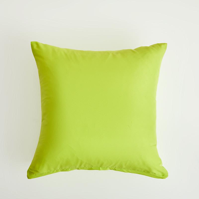 Однотонный отшлифованный чехол для подушки для диванов и гостиных