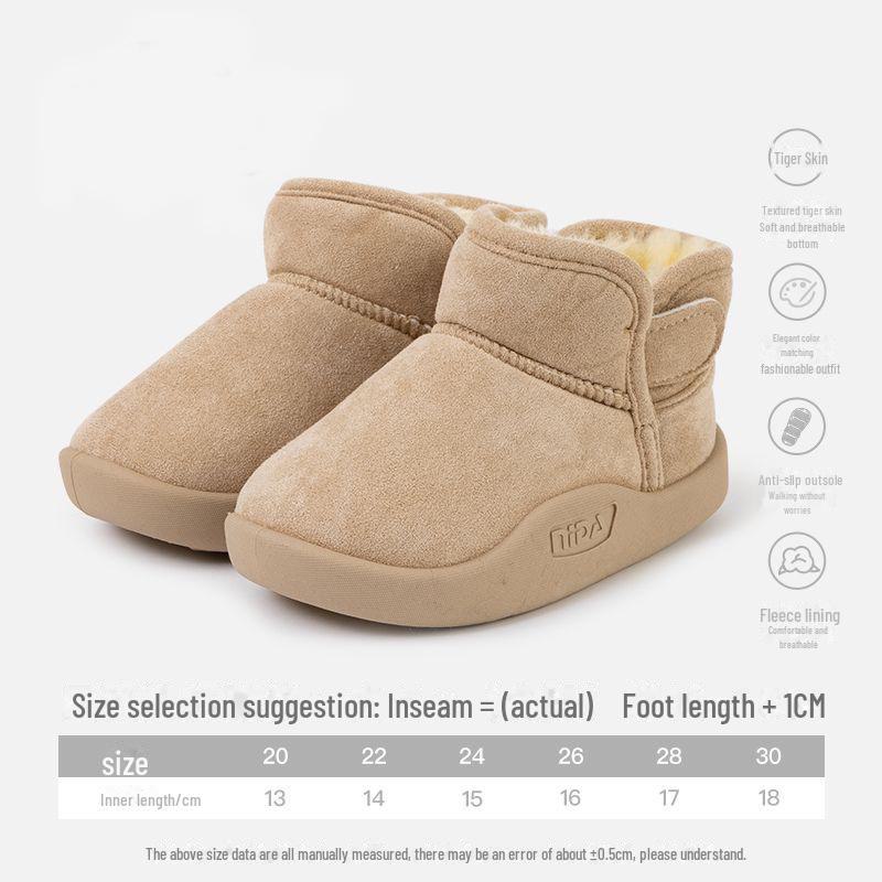 Детские зимние сапоги для снега - теплая обувь для малышей девочек